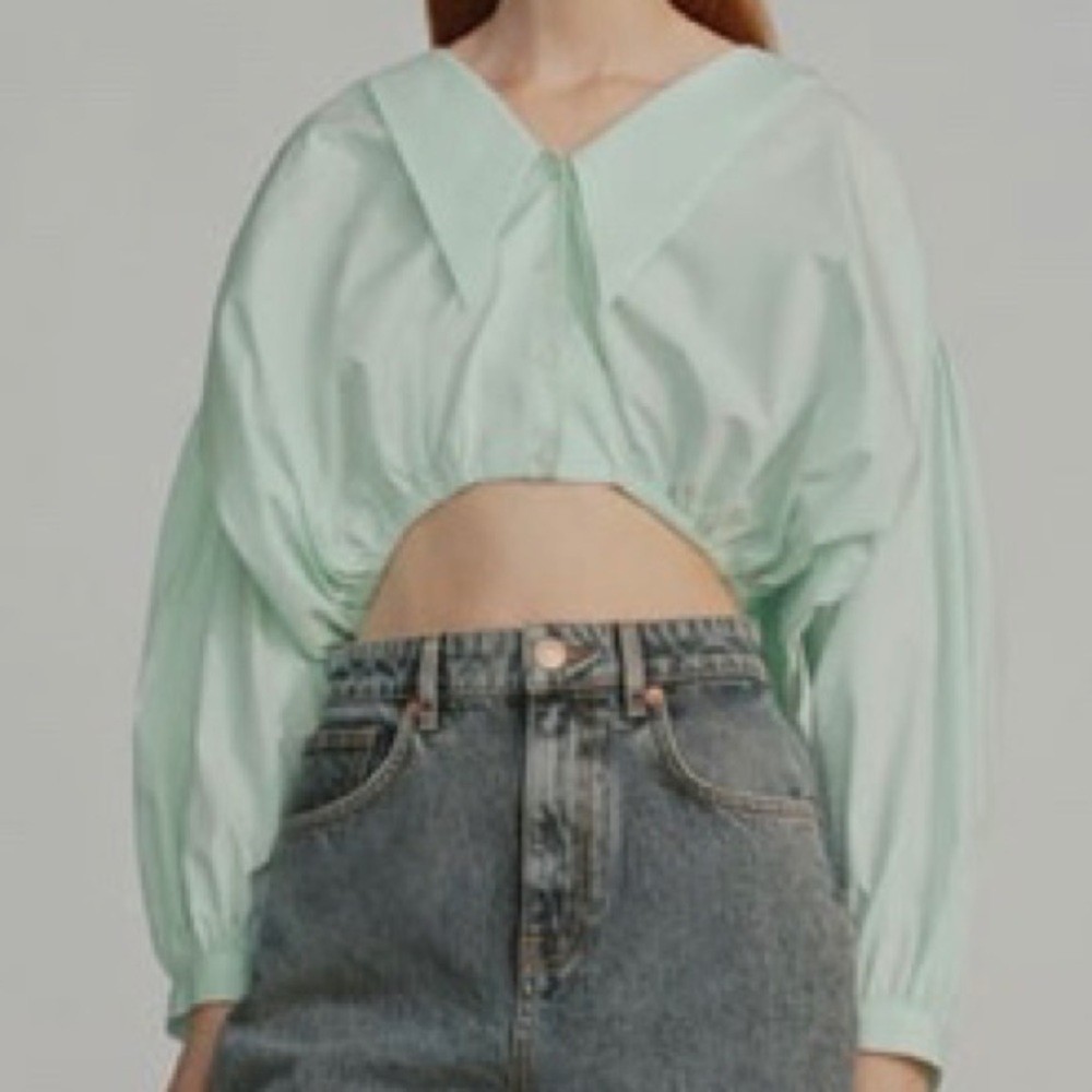 Blue/green Zara shirt